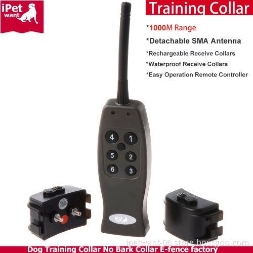 500M Long Range Waterproof and Rechargeable Remote Dog Training Collar Shock Amazon for dogs Seller